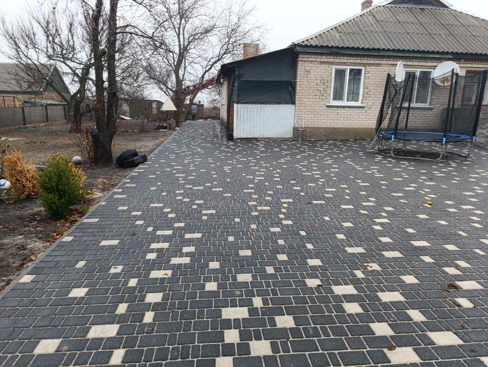 Wintry Mountain Landscape